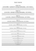 Тест Fonts